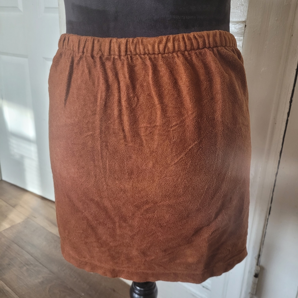 True Vintage 60s Burnt Orange Mens Wrap Around Towel/t133 - Picture 5 of 11